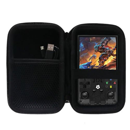 Hard Case Compatible with RG34XX/R36MAX Retro Handheld Game Console (black) - color: black