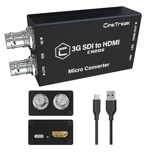 CN20S Professional SDI/HDMI Micro Vido Converter with SDI Loop Out，UHD Video 1080P60 Video Converter for livestreaming - style: SDI to HDMI conwerter