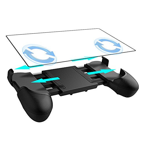 Universal Mobile Game Joystick Spiral Mini Joystick Game Handle Grip Controller Rocker Joypad Foldable Stand Holder for Cellphones (Handle Holder)