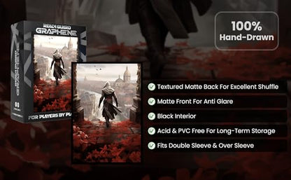Graphene -100ct Textured Matte TCG/MTG Art Sleeves (Assassin) - style: Graphene