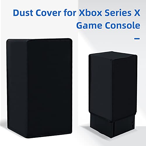 Mcbazel Dust Cover for Xbox Series X Console, Anti Scratch Waterproof Protective Case Cover Sleeve for Xbox Series X Console(Black)