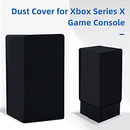 Mcbazel Dust Cover for Xbox Series X Console, Anti Scratch Waterproof Protective Case Cover Sleeve for Xbox Series X Console(Black)
