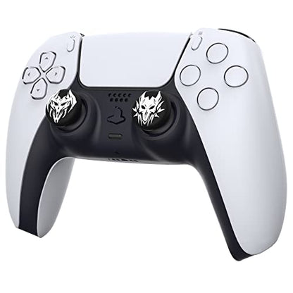 PlayVital Halloween Thumb Grip Caps for Nintendo Switch 2 Pro, Switch Pro Controller, Joystick Caps Cover for ps5, Edge, ps4, Xbox Series X/S, Xbox One, Elite Series 2 Controller - Lich Demons - color: Lich Demons