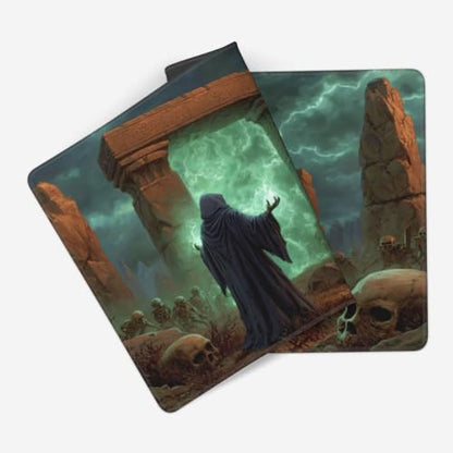 MTG Playmat Fighting TCG Mat Board Game Card Game Trading Card Game Play Mat Desk Pad Original Hand Painting Stitched Edges Smooth Surface Rubber Base 23.5x13.7in