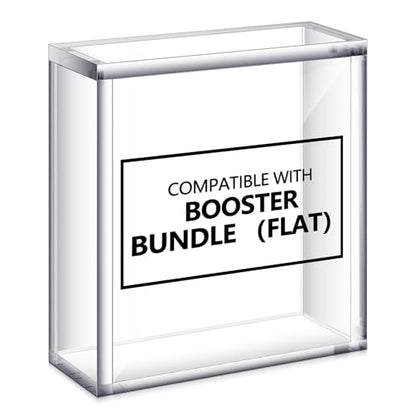 Cinnvoice Acrylic Magnetic Case Booster Box Protective Case Stackable 4mm Thick Magnetic Closure Gifts for Collectors, Cards Not Included(1 Pcs,Booster Bundle (Flat)) - style: Booster Bundle (flat)