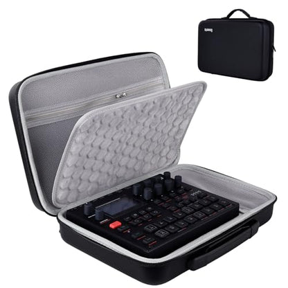 Banworks PU Hardshell Case Custom Fit for Elektron Digitone/Digitone II/Digitakt/Digitakt II/Syntakt, Synthesizer/Sampler Storage & Carrying Case Controller Bag JT/HCQSNB-04 (Case Only, 1 Piece) - size: For Elek Digitone/Digitakt (II), Syntakt