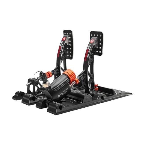ASETEK SimSports Hydraulic Invicta S-Series T.H.O.R.P. II Sim Racing Pedals | Premium Pedals for Sim Racing | Adjustable and Customizable Pedal Arms for a Perfect Fit in Your Setup | PC Compatible - size: Invicta S-Series