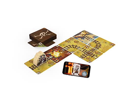 IELLO: Infernal Wagon - Quick Party Game, Complete Pre-Established Objectives to Prove Your Team Skill, Family Game, Ages 7+, 2-5 Players, 7 Minute Play Time