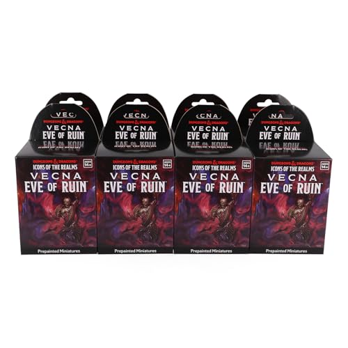 WizKids D&D Icons of the Realms: Vecna: Eve of Ruin - 8 ct. Booster Brick (Set 32) - style: Vecna: Eve of Ruin - 8 ct. Booster Brick