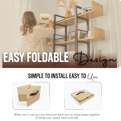 Greeting Card Organizer Box with 15 Dividers - Storage Box | Holds 150+ and collapses flat when not in use, large greeting card holder and keepsake container for birthday, Christmas - style: Box with Dividers