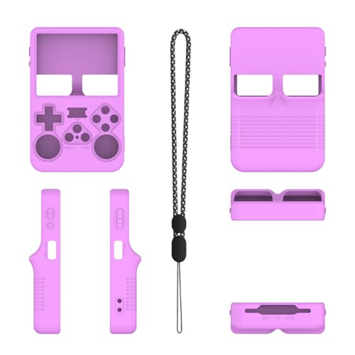 Protector Covers Scratchproof Silicone Shell for R36S Game Console Skin Sleeve Gamepad Housing Game Accessory - color: Green