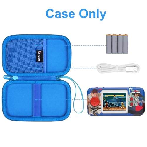 LTGEM Case Compatible with My Arcade Handheld Portable Video Game Console, Hard Shell Travel Carrying Storage Bag - Blue(Case Only) - color: 3.Blue