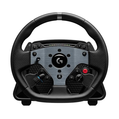 Logitech G PRO Racing Direct Drive Wheel, Hub, & Base for PS5/PS4/PC | Ultra-Realistic Feedback, Magnetic Gear Shift Paddles, Dual Clutch, Button Layout - style: Playstation|PC
