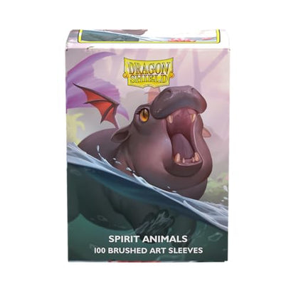 Dragon Shield | Brushed Art Sleeves | The Snortle | 100 CT - Smooth & Tough Premium TCG Sleeves | Compatible with Pokemon, Flesh & Blood, One Piece & Magic the Gathering - color: Spirit Animals: the Snortle