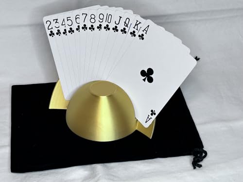Hands-Free Playing Card Holder for Seniors with Limited Dexterity from Arthritis, Parkinson's, Stroke Recovery Comes with Carry Pouch.