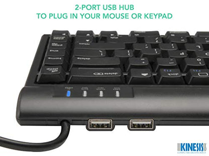 KINESIS Freestyle2 Ergonomic Keyboard w/ VIP3 Lifters for Mac (9" Separation) - style: Mac Layout