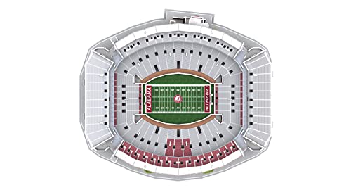 Pro Lion 3D Jigsaw Puzzle Bryant-Denny Stadium Construction Building Kits - 139 Pieces | Alabama Crimson Tide Football Gifts for Boys, Adults, Men & Kids Aged 7+ | Puzzles Games Kit for Creative Fans - style: Alabama Crimson Tide