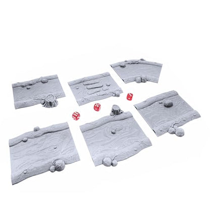 EnderToys Rivers by Makers Anvil, 3D Printed Tabletop RPG Scenery and Wargame Terrain 28mm Miniatures