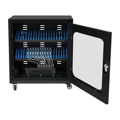 Rechargeable Mobile Phone Charging Cabinet,40 Slots Cell Phones Charging Station Portable Cellphone Charging Cart with Combination Lock, for Students and Employees, Tourists (40Slots) - size: 40Slots