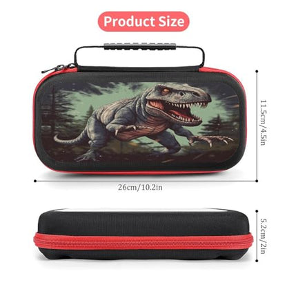 AoHanan Switch Carrying Case Dinosaur Switch Game Case with 20 Games Cartridges Hard Shell Travel Protection Storage for Console & Accessories - color: Dinosaur
