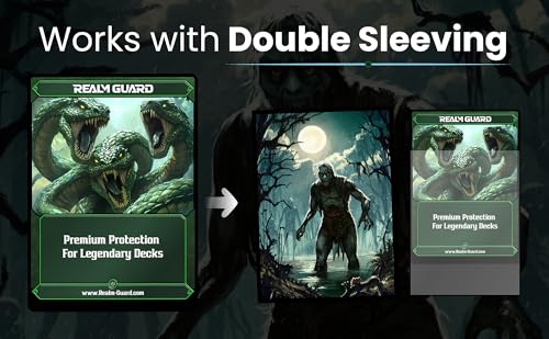 (Zombie V2) 100% Hand-Drawn 100ct Textured Matte TCG/MTG Card Art Sleeves by Realm Guard - style: Graphene