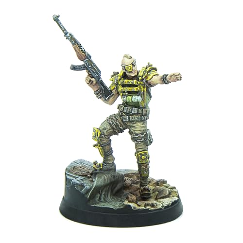 Modiphius: Fallout: Wasteland Warfare - Raiders Overlords - 3 Figures, Nuka World Wave, 32mm Multi-Part Resin Unpainted Miniatures, RPG, Scenic Bases - style: Overlords