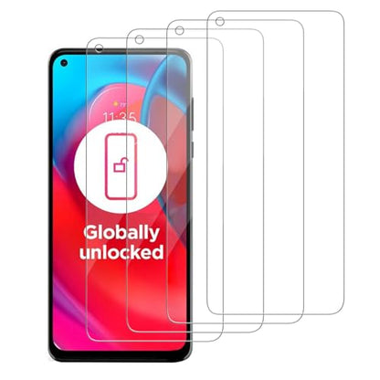[4 Pack] iCsapr Glass Screen Protector Compatible for Motorola Moto G Stylus 5G[Not Fit for 2022 Model] (5G Version Only)[9H Hardness]HD Screen Tempered Glass,Easy Install[Case Friendly][Bubble Free] - size: Moto G Stylus 5G