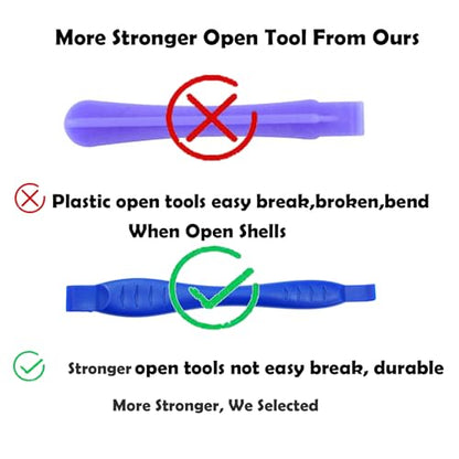 CTHTBZ 32PCS Repair Full Housing Board Screws Set Replacement for Nintendo Switch Pro Controller,With Screwdriver Kit,Tweezer Opening Tools