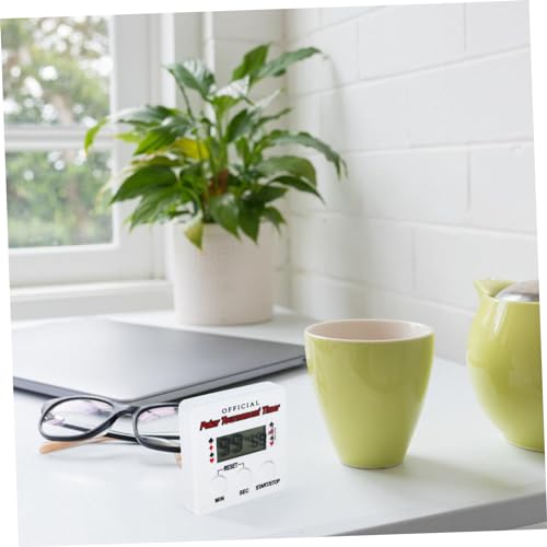 HANABASS and Break Resistance Poker Timer Digital Countdown Timer Pause Button for Poker Night Party