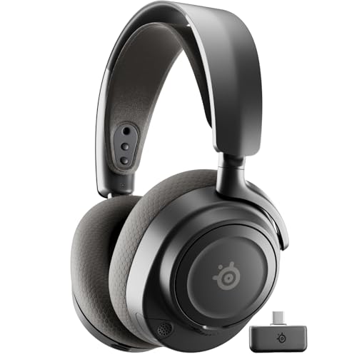 SteelSeries Arctis Nova 7P Wireless Gen 2 Gaming Headset - Real-Time App Control, 50+ HR Play, Neodymium Magnetic Drivers, Mix 2.4GHz/Bluetooth, PS5, PS4, PC, Switch 1/2, Mobile - Black - color: Black, style: PlayStation | PC