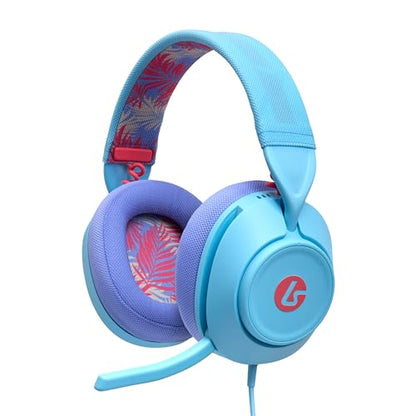 PowerA LucidSound LS10 Wired Gaming Headset - Ocean Waves, Works with PlayStation, Xbox, PC, Mobile, and Other Compatible Devices, Designed for Comfort, Premium Audio, Quick-Access Audio Controls - style: Ocean Waves