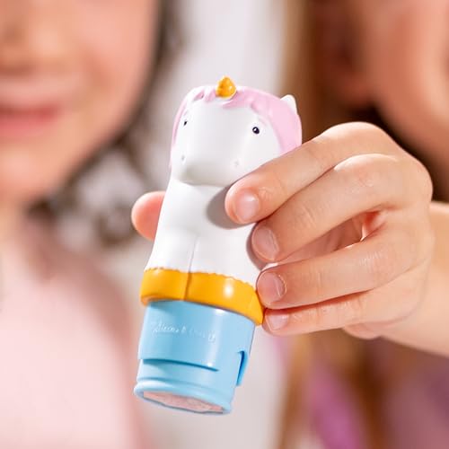 Melissa & Doug Sticker Wow!™ Unicorn Bundle: Sticker Stamper, 24-Page Activity Pad, 600 Total Stickers, Arts and Crafts Fidget Toy Collectible Character - style: Unicorn