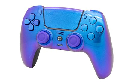 Custom Controllerzz Custom Wireless Controller Compatible with PS5 - Multiple Designs Available (Chameleon & Chameleon Inserts) - color: Chameleon & Chameleon Inserts