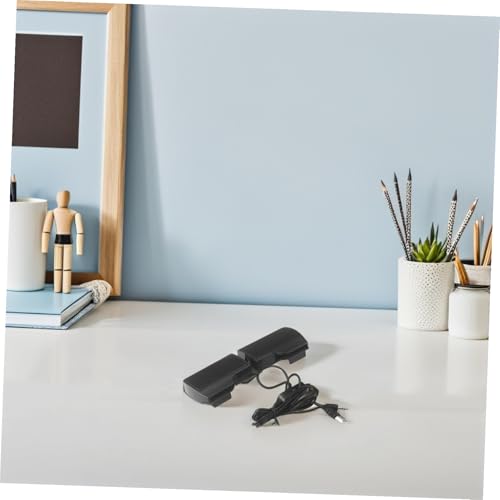 USB Clip-on Computer Speakers USB Powered Compact Desktop Speakers for Home Office Dormitory Use with Monitor Attachment, Stylish and Portable Music Soundbar for Laptop and PC
