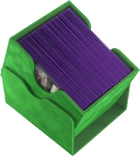 GameGenic Deck Box – Sidekick XL Green 100CT – Durable and Sturdy TCG, OCG, CCG Card Storage – Compatible with Pokemon, Yugioh, Commander, and MTG Magic: The Gathering Cards - color: Green