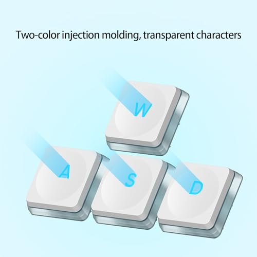 ordinarYone Silents Mechanical Gaming Keyboards 104Keys USB Cord With RGBs Backlit And IPX4 Waterproof For Laptop Accessories
