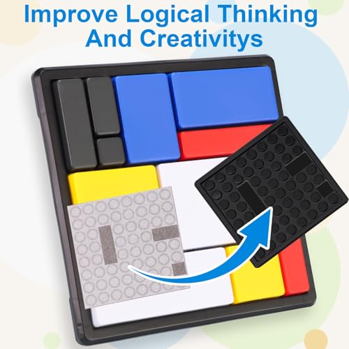 2 PCS Metal Logic Puzzle Brain Teaser Set 88 Challenge Levels Stress Relief | Portable Thinking Game for Focus, Concentration and