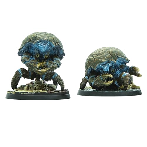 Modiphius Entertainment: Fallout: Wasteland Warfare Creatures - Nukalurks - 2 Figures, 32mm RPG Unpainted Resin Miniatures, Scenic Bases, Nuka World
