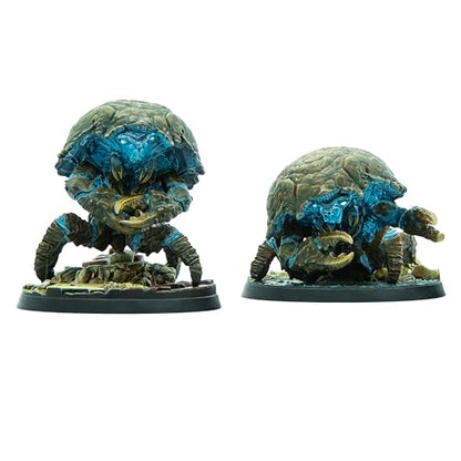 Modiphius Entertainment: Fallout: Wasteland Warfare Creatures - Nukalurks - 2 Figures, 32mm RPG Unpainted Resin Miniatures, Scenic Bases, Nuka World