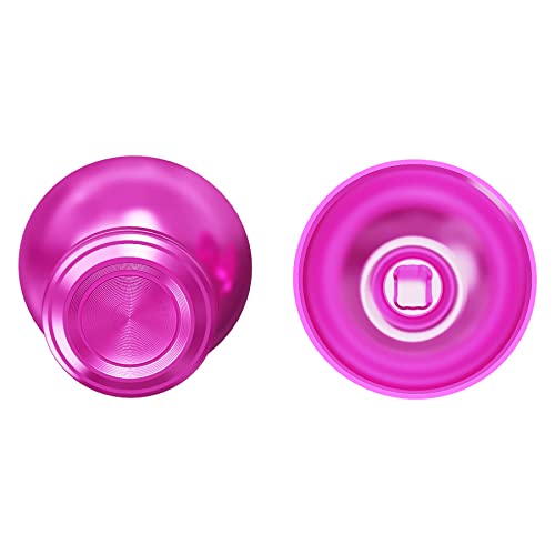 eXtremeRate Custom Purple Metal Thumbsticks for PS5 Controller, Replacement Aluminum Analog Stick Joystick for PS4 Controller - color: Purple