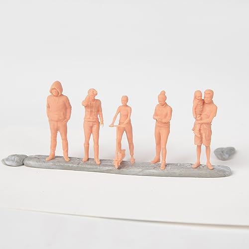 MRY-SFW Yao's Studio LYT72106 1/72 20mm Miniature Factory Building Military Car Railroad Track Accessory Props Diorama Scenery Miniature Character Model Multi Pose Figures5pcs