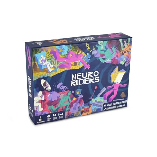 Draco Studios - Neuroriders, The Strategy Game to Retrieve Memories, Perfect for Game Nights with Friends and Family, Up to 4 Players, Ages 12 and Up, EN