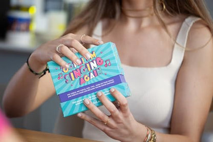 Hellofun! Music Board Games OOPS I`M Singing Againg | Musical Playing Cards Games | Family Games | Sing, Hum, Dance & Guess Songs | Game Night & Travel 4-12 Players | Ages 14+