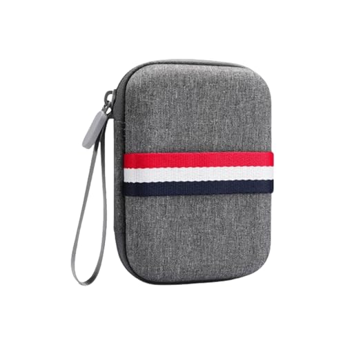 Decours Shockproof Storage Box for TRIMUI BRICK TG3040 Handheld Game Console Hard Bags Scratchproof Travel Carry Case Game Console Accessory Case - color: grey