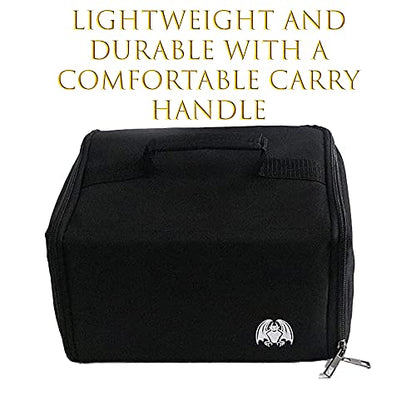 Miniature Storage Case - 80 Foam Slot Miniature Carrying Box - Figurine Storage with Handle - Figure Army Cases - Hobby Model Minis (4 Tray)