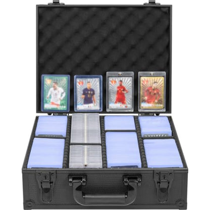 Toploader Storage Box for 3" x 4" 35pt Rigid Card, Magnetic Card Case | Portable Top Loader Card Case with 7 Removable Dividers, Holds 600+ Toploaders, Magnetic Holders for Sports Trading Cards - size: For 600+ Toploaders
