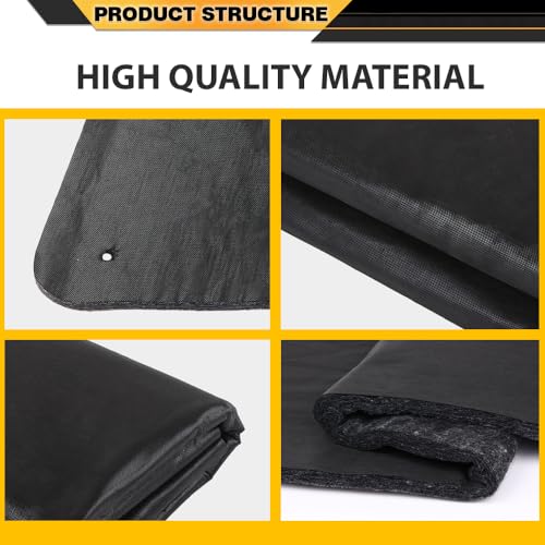 CNNELL Under Hood Insulation Pad 1/2 Inch Thick Compatible with Buick Regal 1981-1987 - style: 1981-1987 Buick Regal