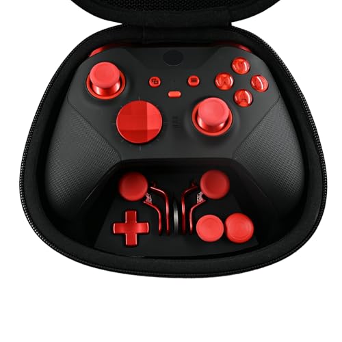 DIY Customized Model 1797 Elite Series 2 Controller-Magic Sound Red,Compatible with Xbox Elite Series 2 Controller,Wireless Custom Gaming Controller,Gamepad Compatible for Xbox One,Xbox Series X/S,With Accessory Bag - color: Magic Sound Red