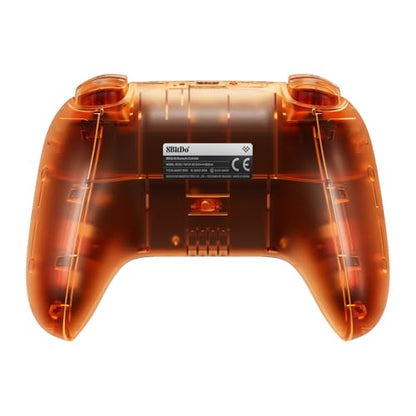 8Bitdo 64 Bluetooth Controller for Analogue 3D, Fire | Switch/Switch 2, Windows and Android Support, Wired USB, D-Input/S-Input Modes, Hall Effect Joystick, Vibration - color: Fire