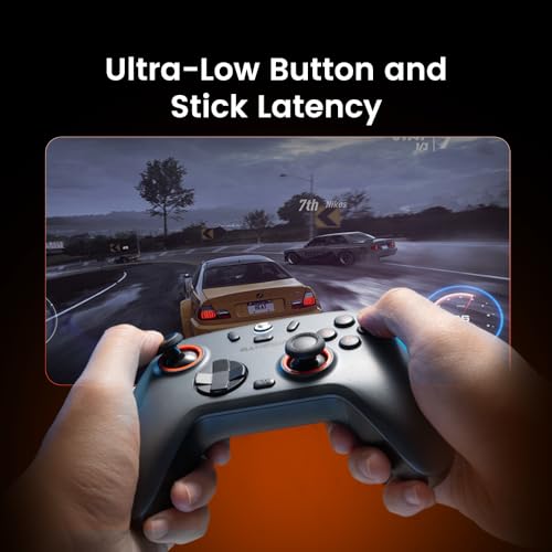 GameSir Nova Lite 2 Wireless PC Controller Hall Effect Sticks | Hall Effect Triggers,2.4G & Wired 1000Hz Polling Rate, Remappable Buttons - Compatible with PC/Switch/Steam/Android - color: Grey